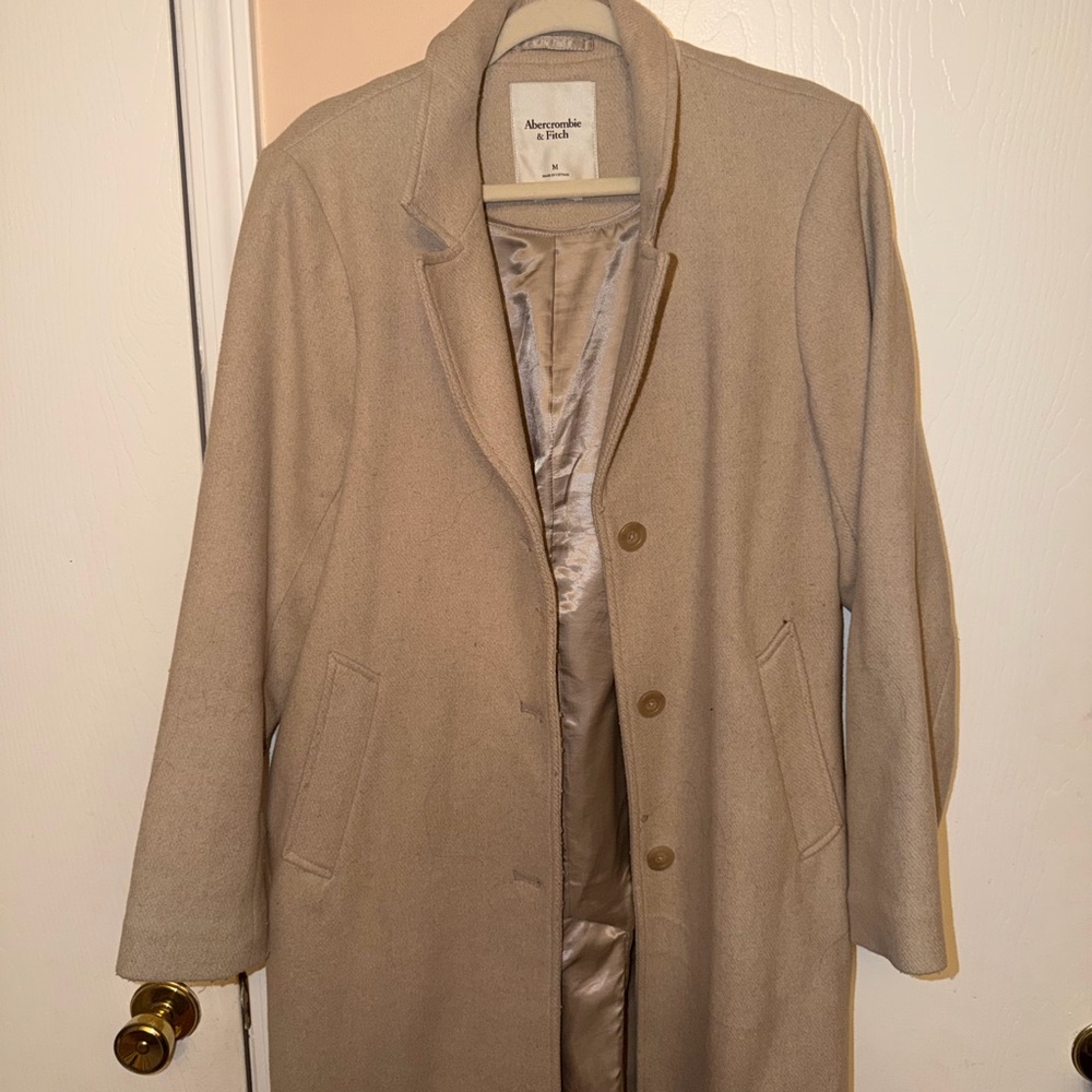 Abercrombie & Fitch Cream Jacket